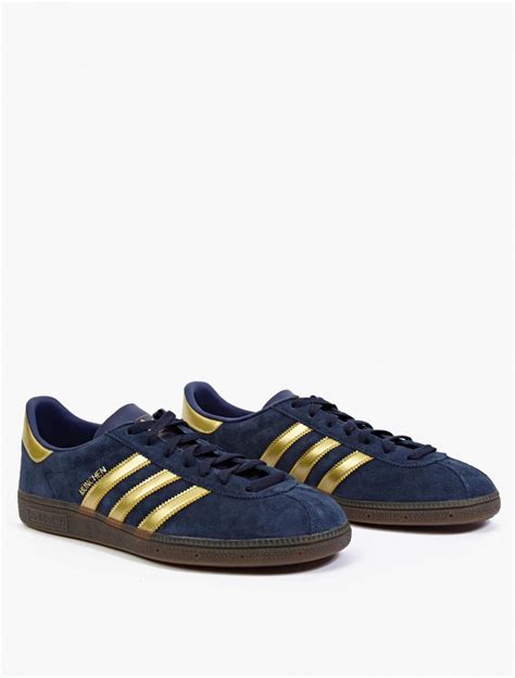 adidas spezial munchen blue gold|Adidas munchen blue size 10.